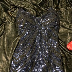 Short homecoming or prom dress